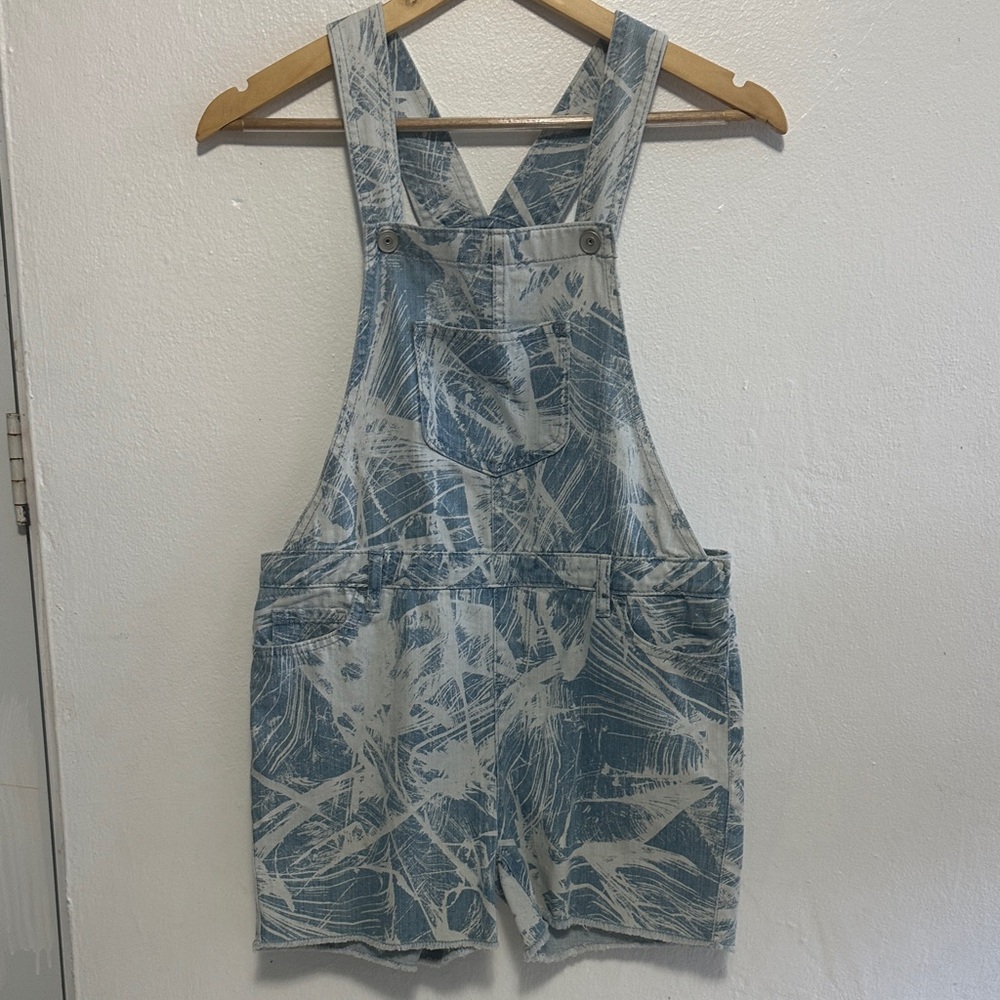 Blue and White Denim Kids top jumpsuit
